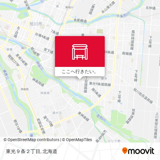 東光９条２丁目地図