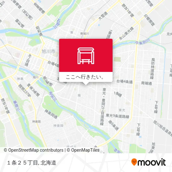 １条２５丁目地図