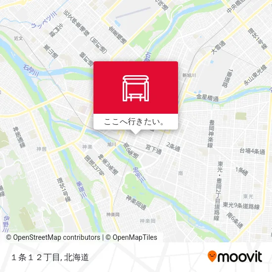 １条１２丁目地図