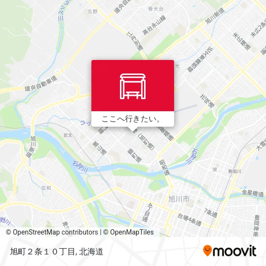 旭町２条１０丁目地図