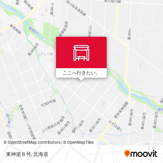 東神楽８号地図