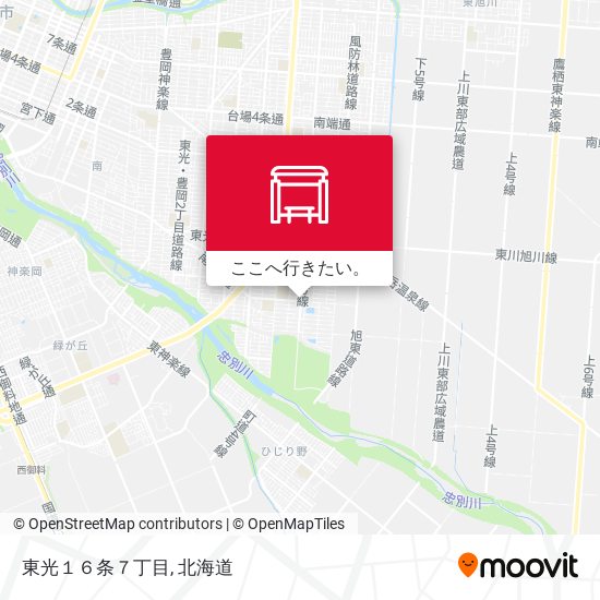 東光１６条７丁目地図