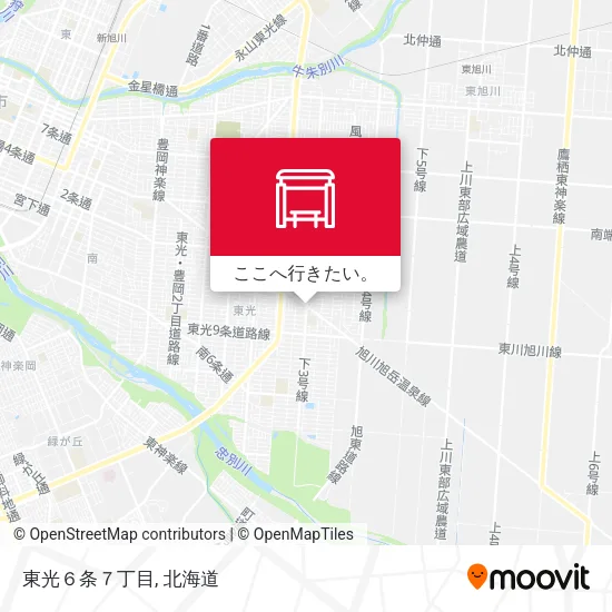 東光６条７丁目地図