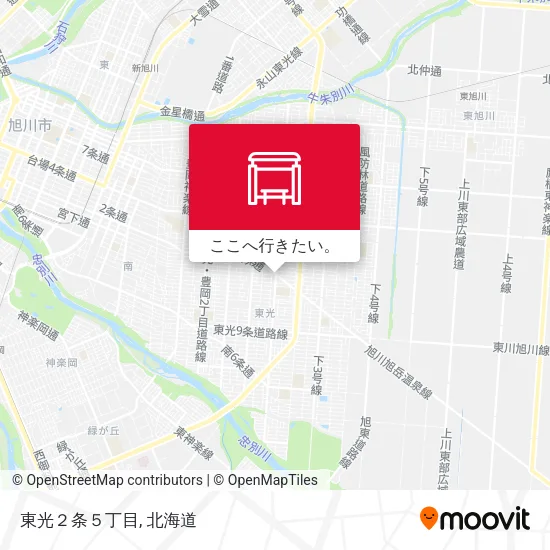 東光２条５丁目地図