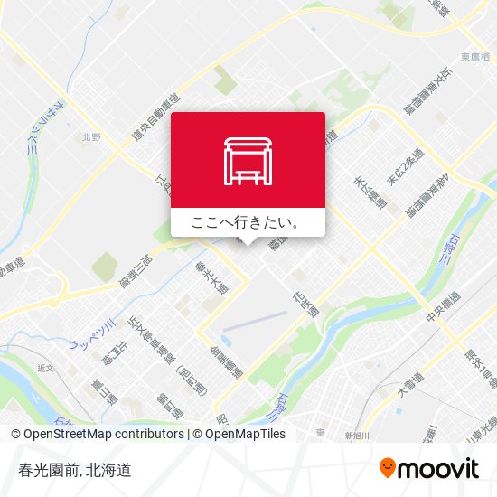 春光園前地図