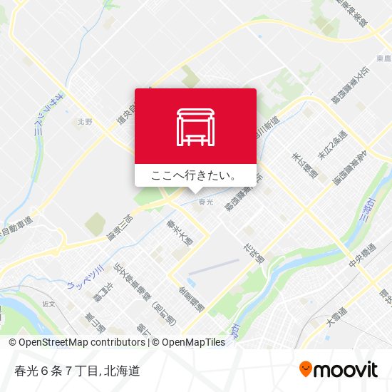 春光６条７丁目地図
