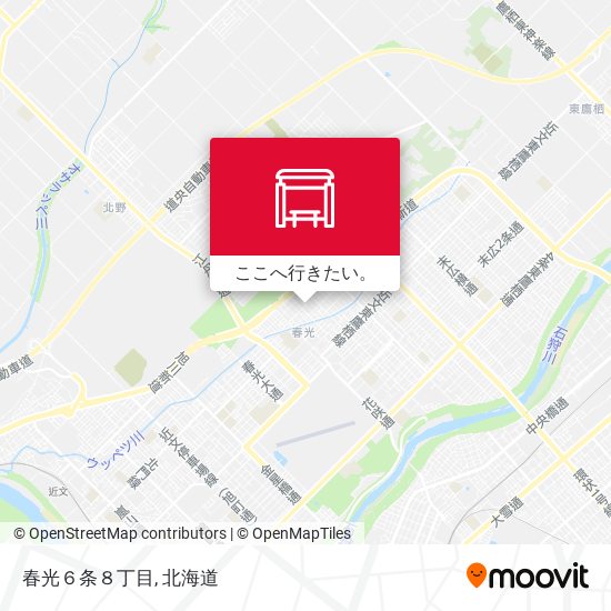 春光６条８丁目地図
