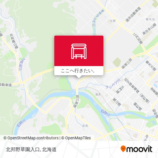 北邦野草園入口地図