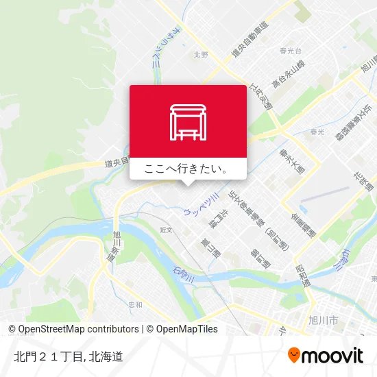 北門２１丁目地図