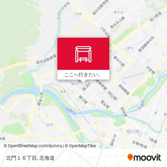 北門１６丁目地図