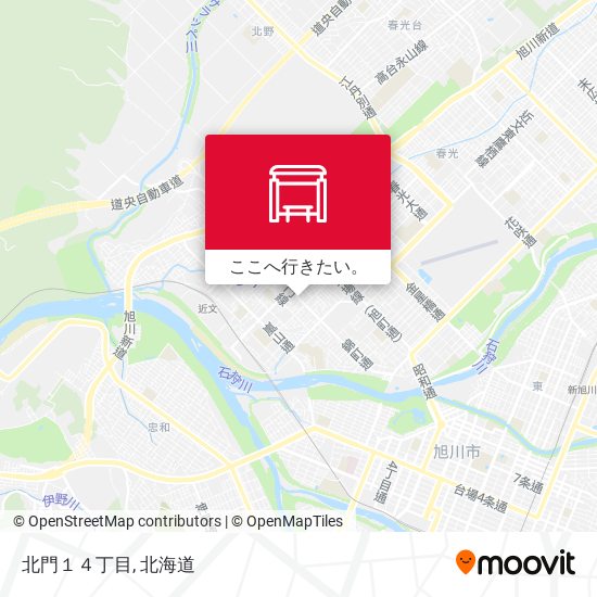 北門１４丁目地図