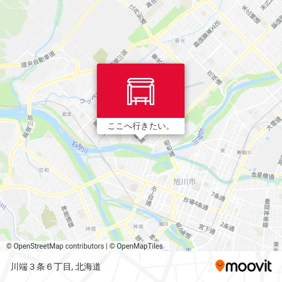 川端３条６丁目地図
