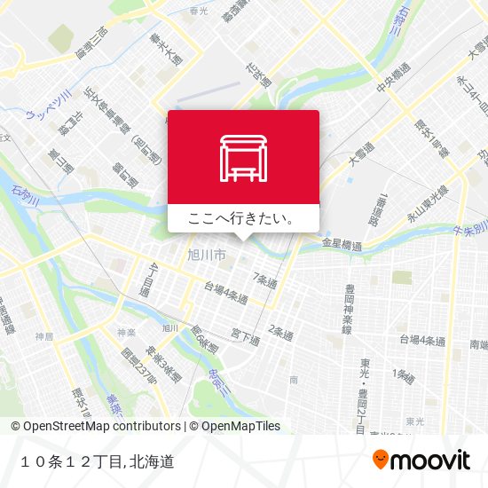 １０条１２丁目地図