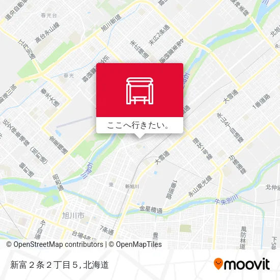 新富２条２丁目５地図