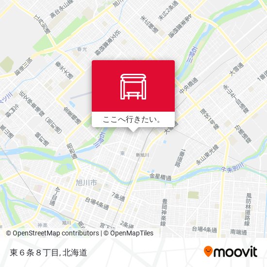 東６条８丁目地図