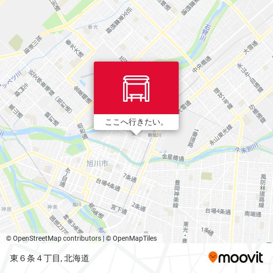 東６条４丁目地図