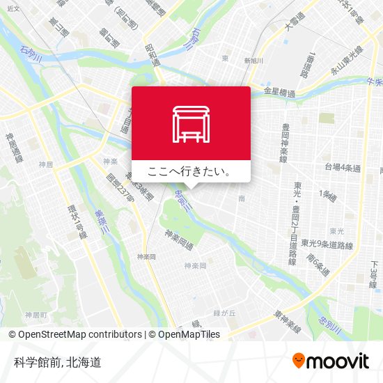 科学館前地図