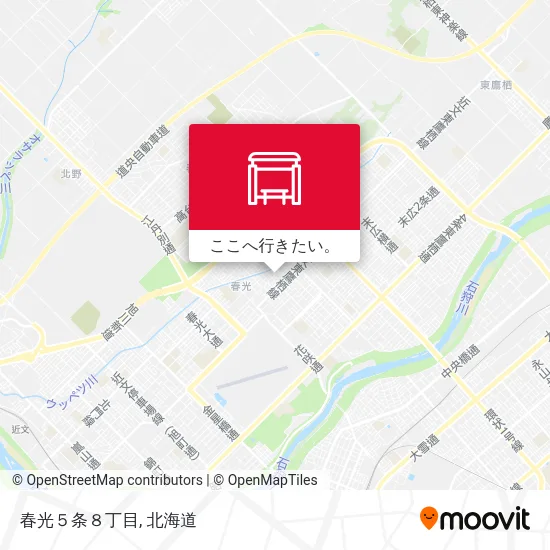春光５条８丁目地図