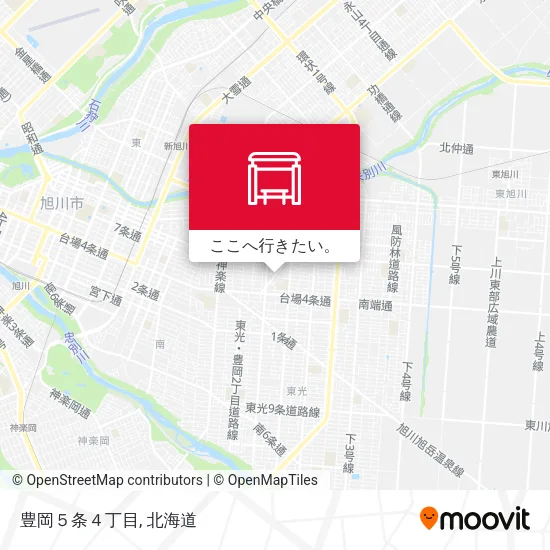豊岡５条４丁目地図