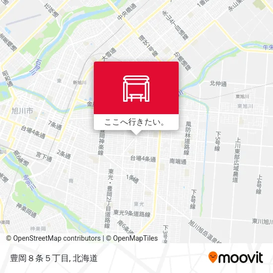 豊岡８条５丁目地図