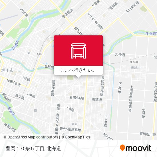 豊岡１０条５丁目地図