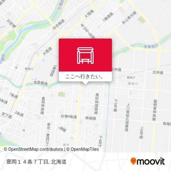 豊岡１４条７丁目地図