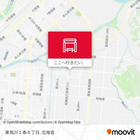 東旭川１条６丁目地図