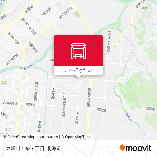 東旭川１条７丁目地図