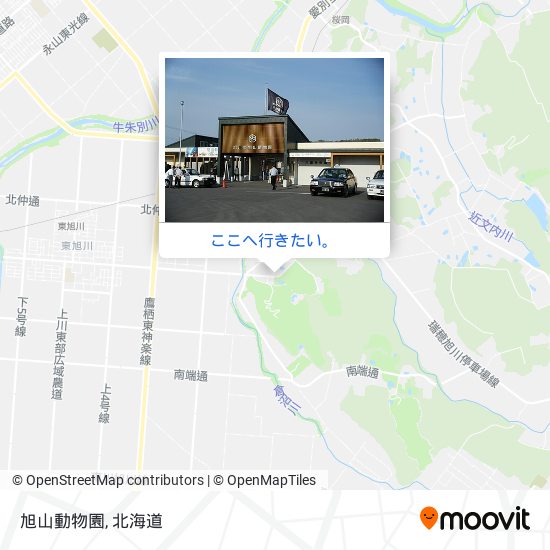 旭山動物園地図