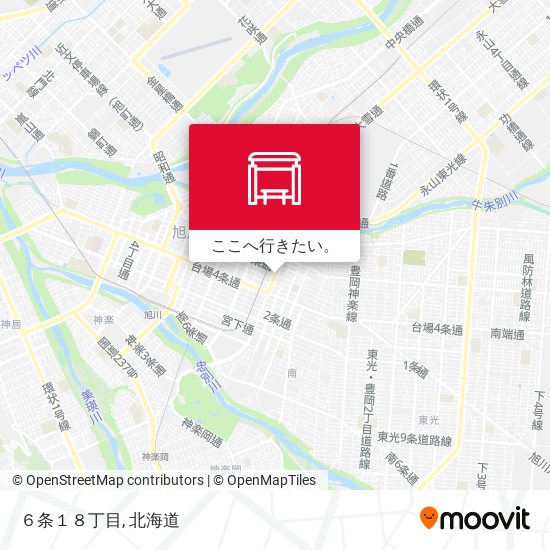 ６条１８丁目地図