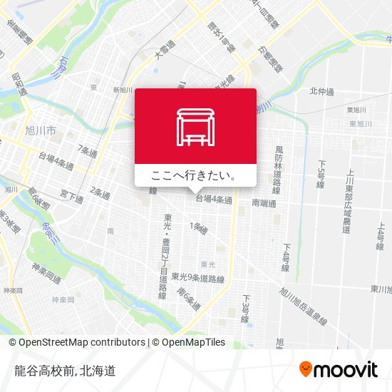 龍谷高校前地図