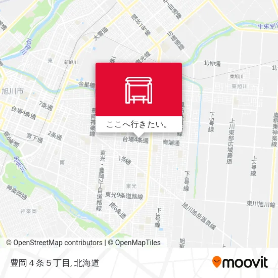 豊岡４条５丁目地図