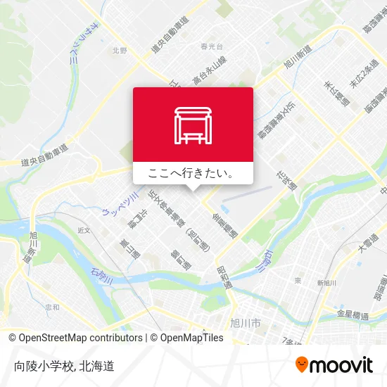 向陵小学校地図