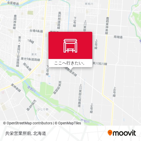 共栄営業所前地図