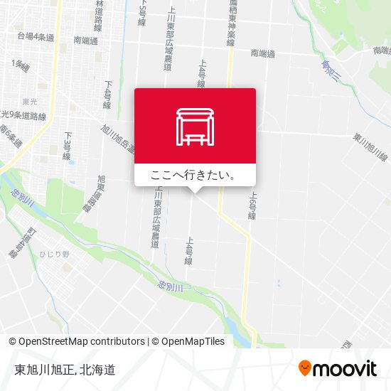 東旭川旭正地図