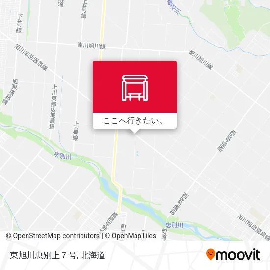 東旭川忠別上７号地図