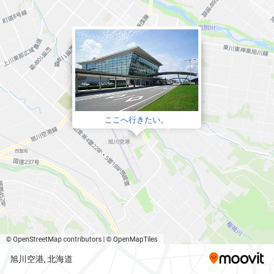 旭川空港地図