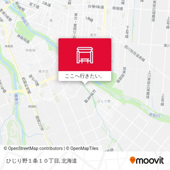 ひじり野１条１０丁目地図