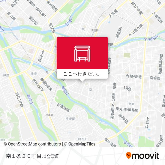南１条２０丁目地図