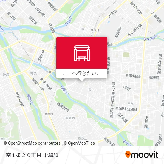 南１条２０丁目地図