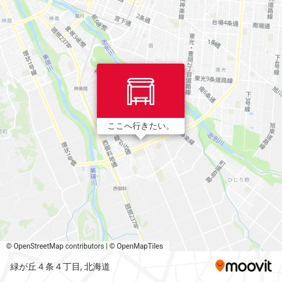 緑が丘４条４丁目地図