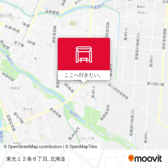 東光１２条６丁目地図