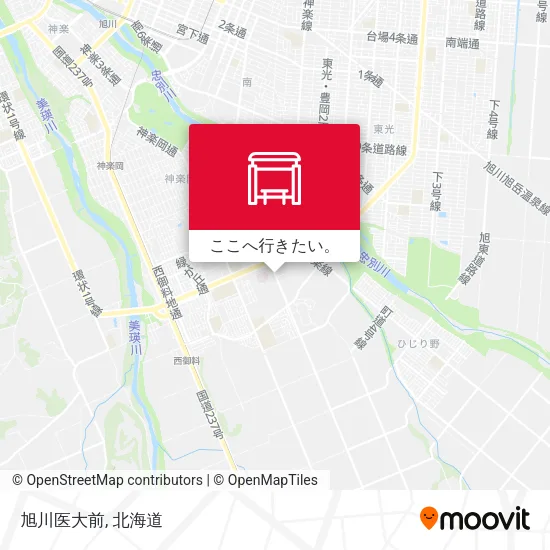 旭川医大前地図