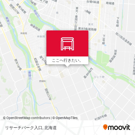 リサーチパーク入口地図