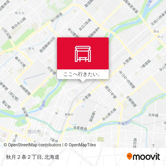 秋月２条２丁目地図