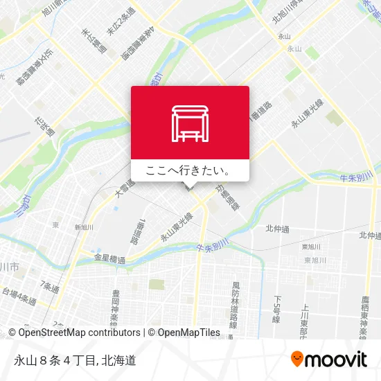 永山８条４丁目地図