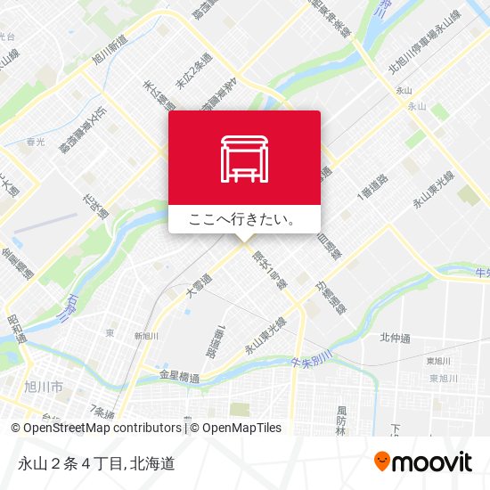 永山２条４丁目地図