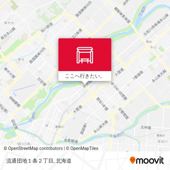 流通団地１条２丁目地図