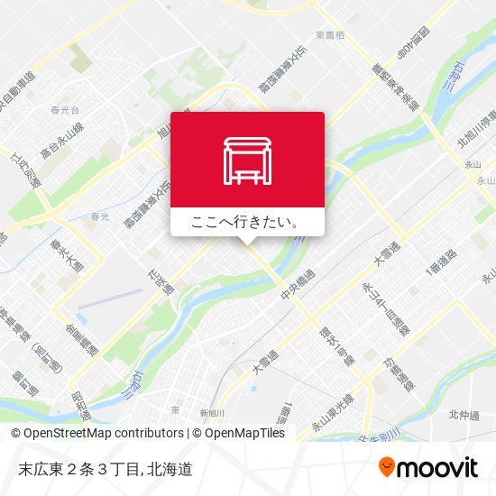 末広東２条３丁目地図