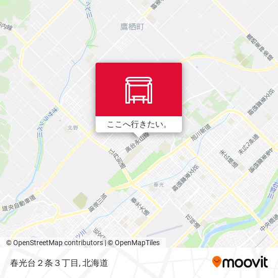 春光台２条３丁目地図